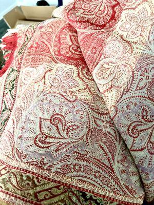 Antique paisley throw