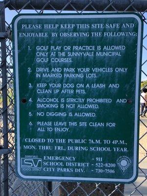 Park Rules