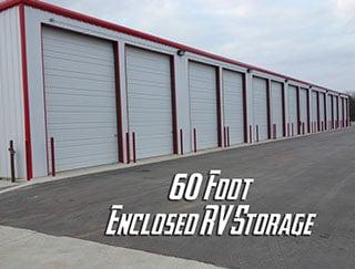 Large Enclosed Units with High Bay Doors For RV Storage, Boat Storage or Large Home Moves!