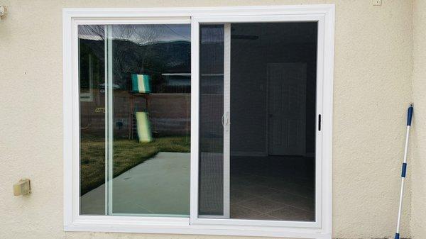 Sliding glass door