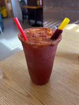 Michelada is sooo good!!! And can't wait to try the chiliquiles!!