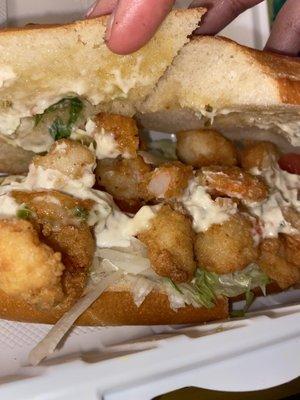 Shrimp po Shrimp Po'boy