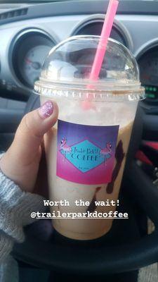 Frozen coffee