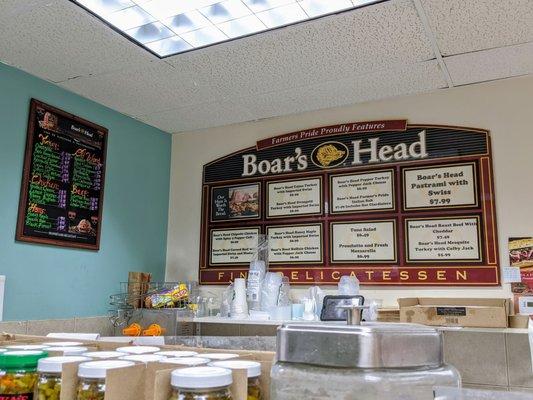 Boar's Head Deli Menu & Price (01.2020)