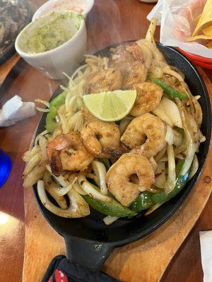 Shrimp Fajitas