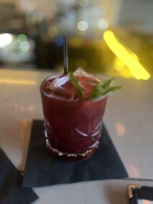 Awesome blackberry cocktail