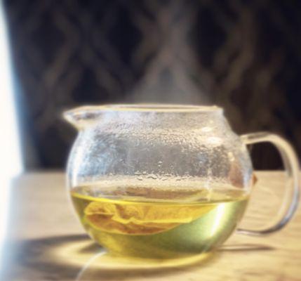 Finish your relaxing, skin nourishing treatment with a hot tea filled with antioxidants.