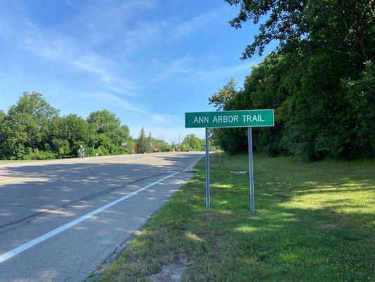 Connection to Ann Arbor Trail on Western end of the park