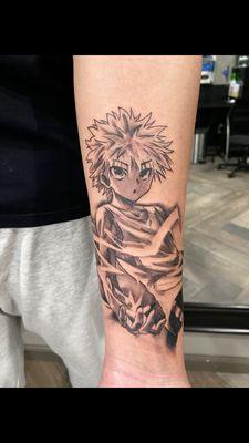 Realistic anime tattoo by Ash