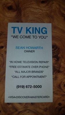 TV KING contact information.