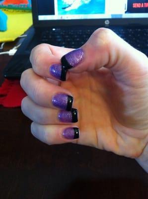 My 'not so literal' Halloween nails (oct '13)