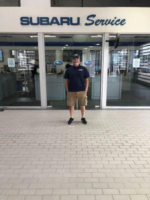 Rolling into Crews Subaru of Charleston this week to give their camera system a high-tech tune-up! Our tech Justin is on-site making sure ev