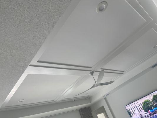 Ceiling work done