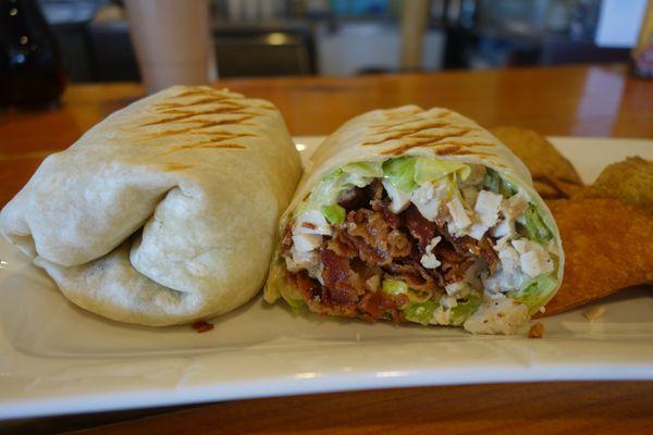 #chickenbaconranch wrap