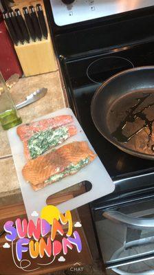 Stuffed Salmon