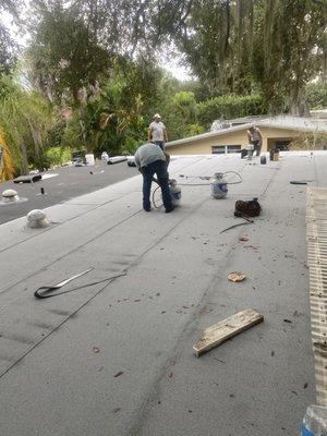 Flat roof replacement