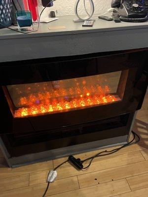 Warming fireplace