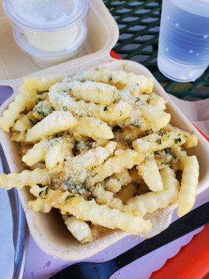 Garlic fries.