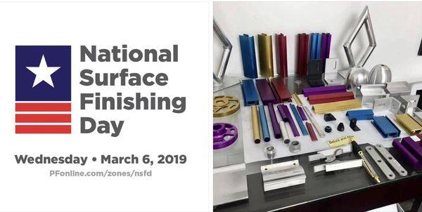 National Surface Finishing Day - First Wednesday in March