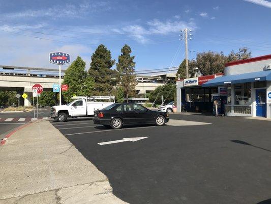 Across the street from El Cerrito Plaza BART.