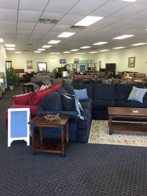 A view of our showroom in Pilot Mountain!