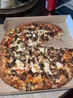 Chile Verde Pizza