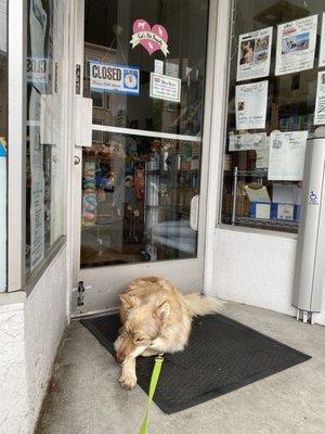 Charlie is devastated that he got here before the store opened