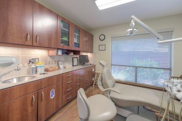 First stop to a bright smile, hygiene treatment room.