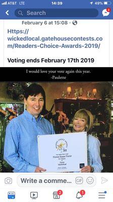 Hi everyone! Thank you all for voting  us #1 in Marblehead. We appreciate your support and business.