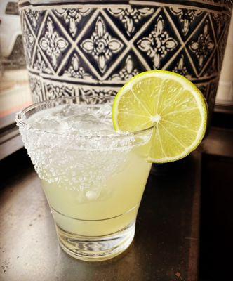 Classic margaritas - fresh squeezed lime juice, organic agave, and tequila.