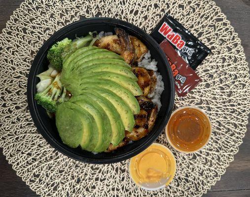 Rice Shrimp Bowl