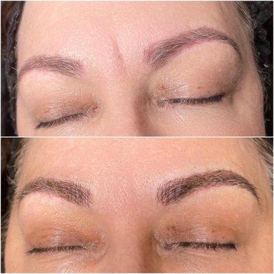 Microblading with some shading