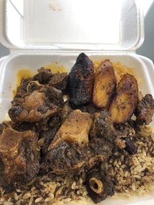 Ox tail was delicious needed that home cooked meal so comforting!!! Don't forget to add your plantains