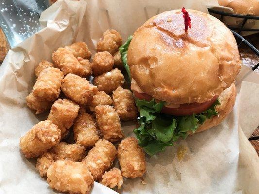 Camburger Combo with Tater Tots