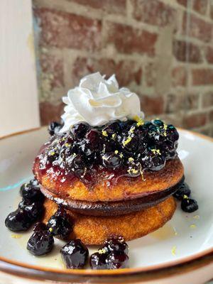 Banana Blueberry Pancakes