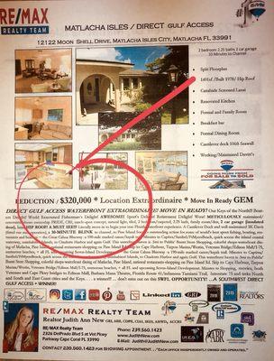 HUGE REDUCTION ... SWFL 10 minutes to channel and world class fishing... seize the opportunity .... call/text Realtor Judith 239.560.1423