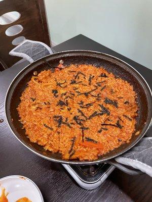 Dak galbi fried rice