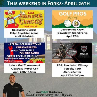 A busy weekend in Grand Forks, ND!