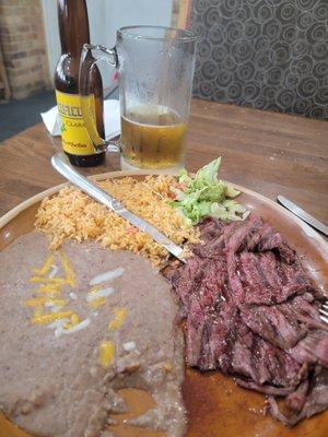 Carne asada plate Soooo delicious