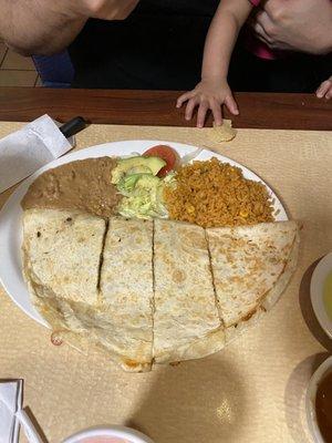 Quesadilla de fajita