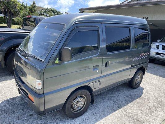 Tinted windows Suzuki Carry Van kei truck