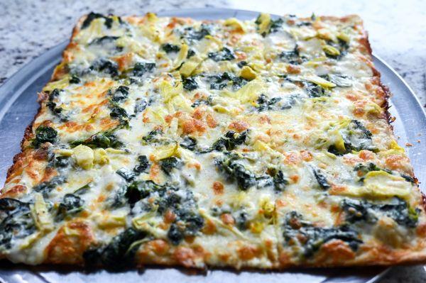 Spinach, artichoke , square