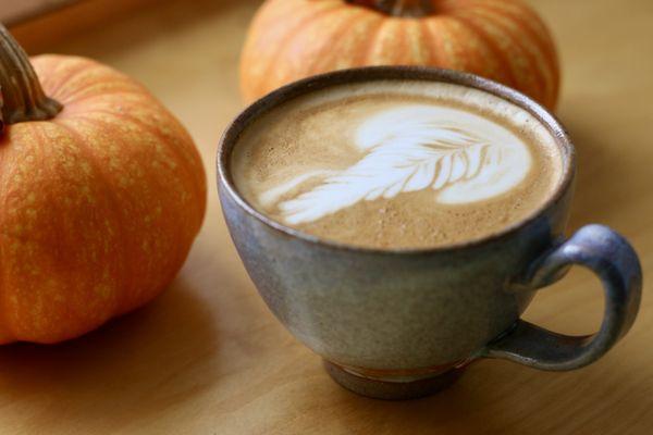 Basic N Boujee Hot Latte | housemade pumpkin spice syrup, espresso, milk | *fall seasonal*