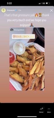 10pc Wings N' Fries Combo!(Lemon Pepper)