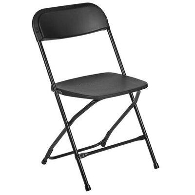 Black Folding Chair Rental