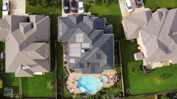 GAF Energy Solar Shingles installed in Arlington, TX