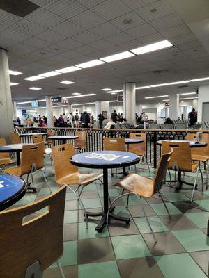 Eating area at Miami International Airport