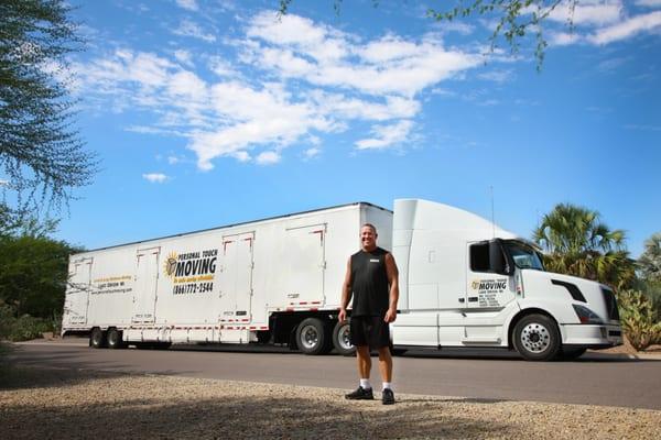 We specialize in expedited moves within a 1400 mile radius.  We haul 100% of what we book.