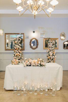 Sweetheart table