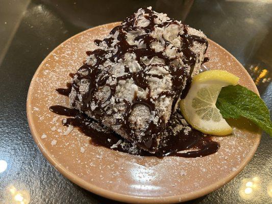 Coconut chocolate cake